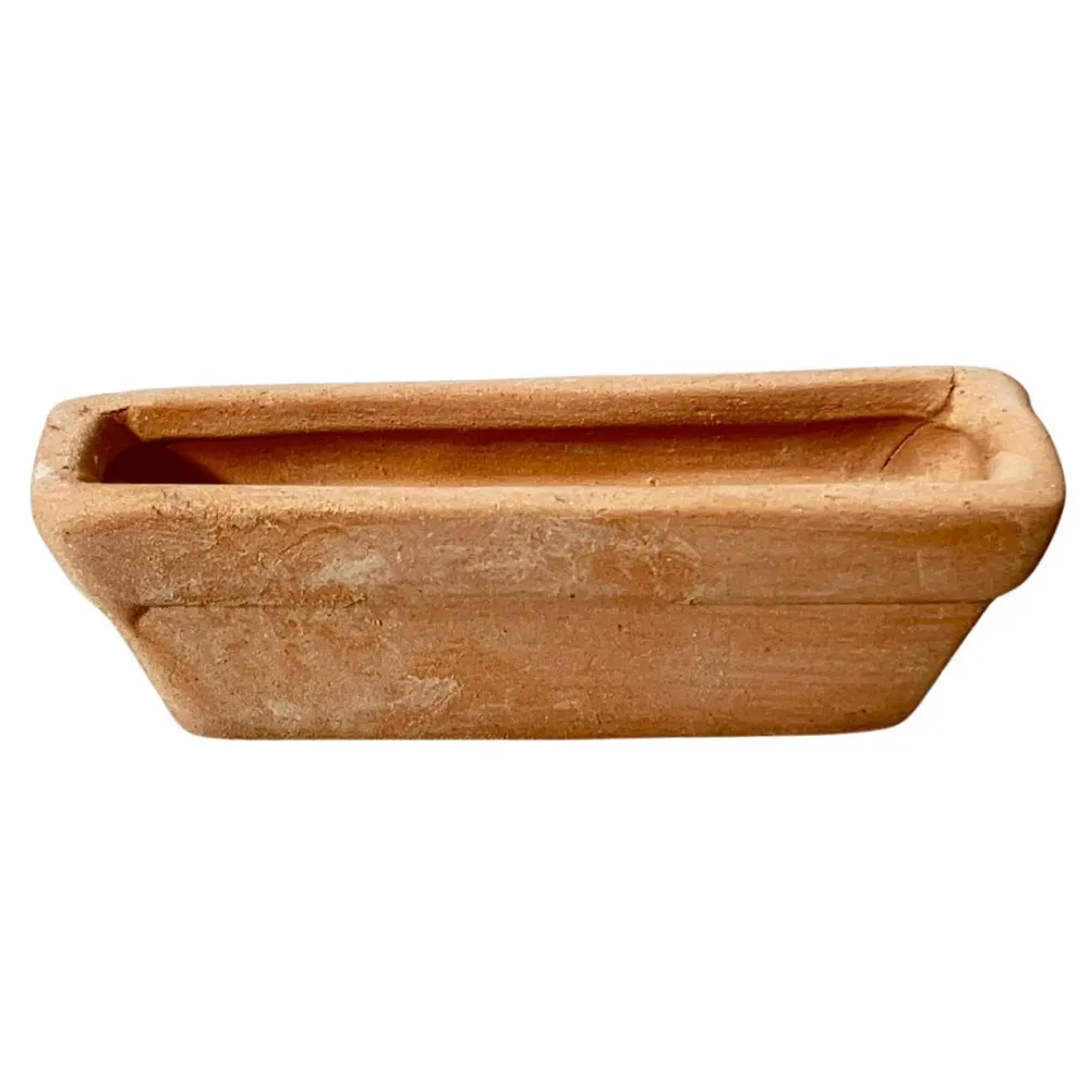 Long Terracotta Planter for 20 cm Nativity Figures