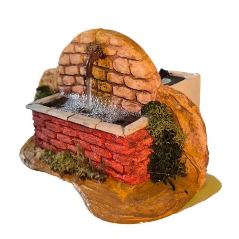 Resin fountain for 8–10 cm Nativity figures