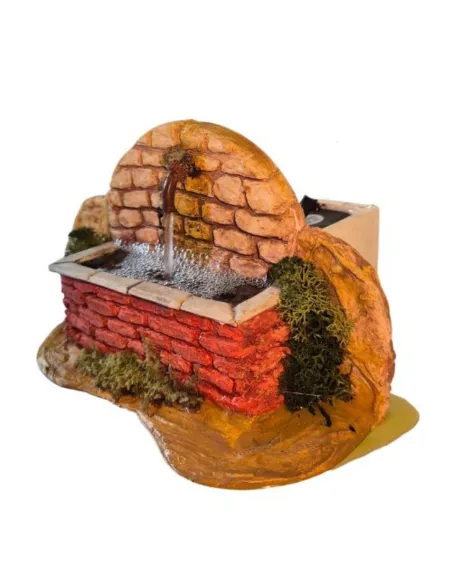 Resin fountain for 8–10 cm Nativity figures