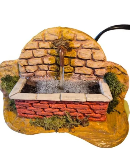 Resin fountain for 8–10 cm Nativity figures