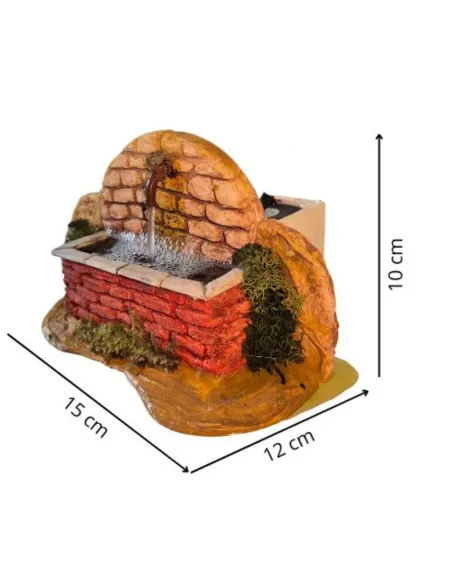 Resin fountain for 8–10 cm Nativity figures