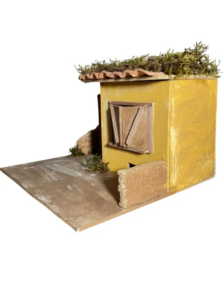Wooden and Cork Tavern Setting for 10 cm Nativity Figures