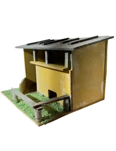 Wooden Stable Setting for 10 cm Nativity Figures 2