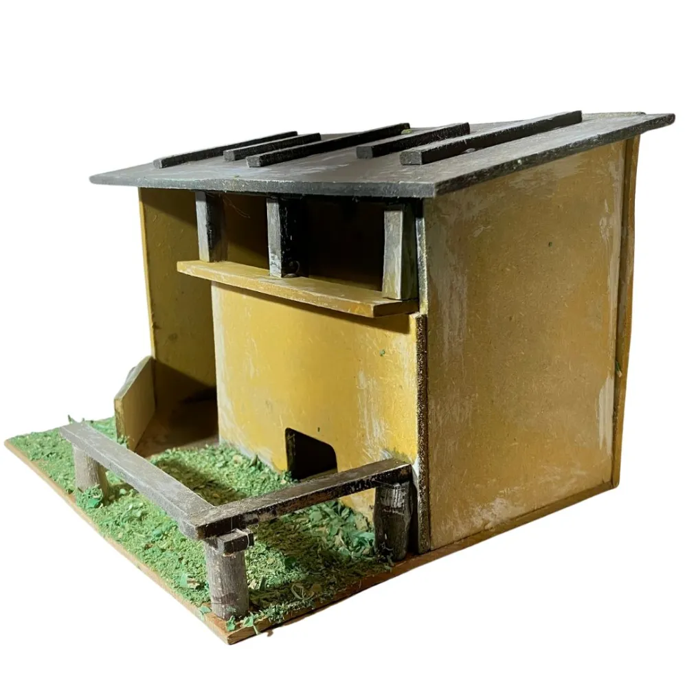 Wooden Stable Setting for 10 cm Nativity Figures