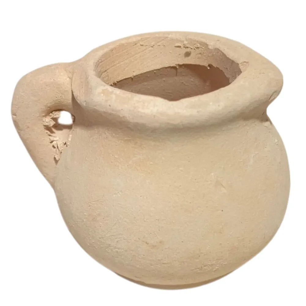 Set 6 anfore in terracotta per statue da 10-12 cm