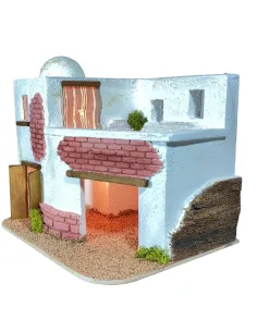 Ambientazione palestinese con luci per statue da 8-10 cm 2