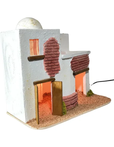 Palestinian Setting with Lights for 8–10 cm Nativity Figures