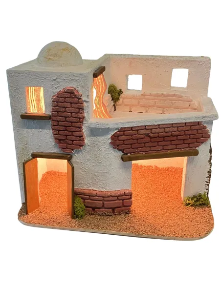 Ambientazione palestinese con luci per statue da 8-10 cm