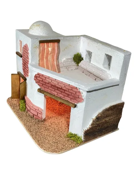 Ambientazione palestinese con luci per statue da 8-10 cm