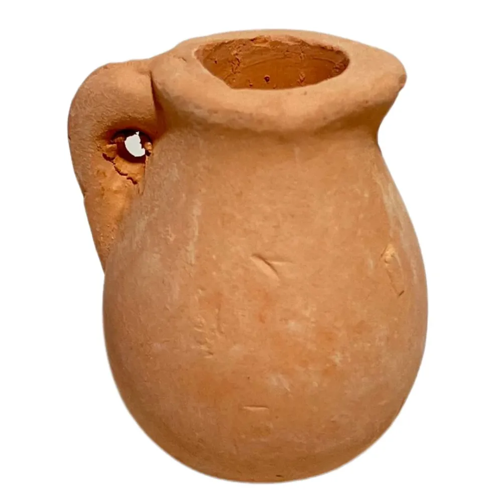 Set of 6 Terracotta Amphorae for 10–12 cm Nativity Figures