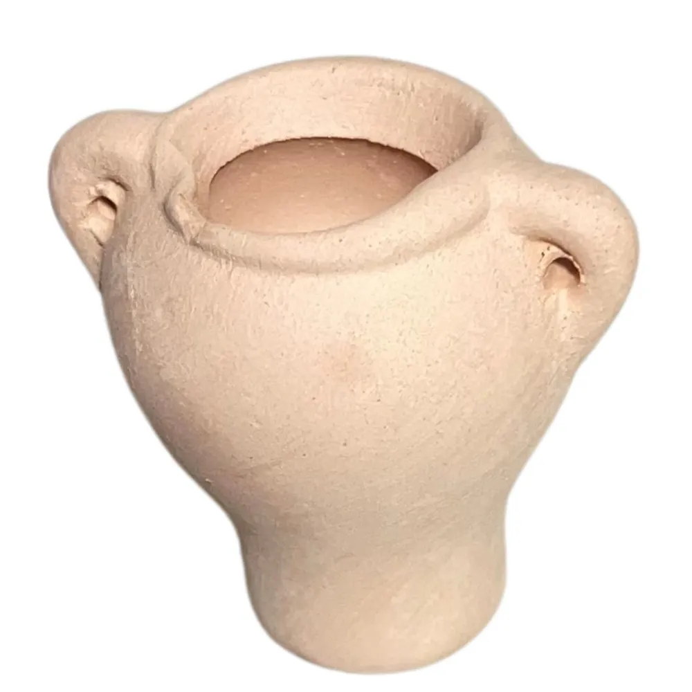 Set 6 anfore in terracotta per statue da 10-12 cm