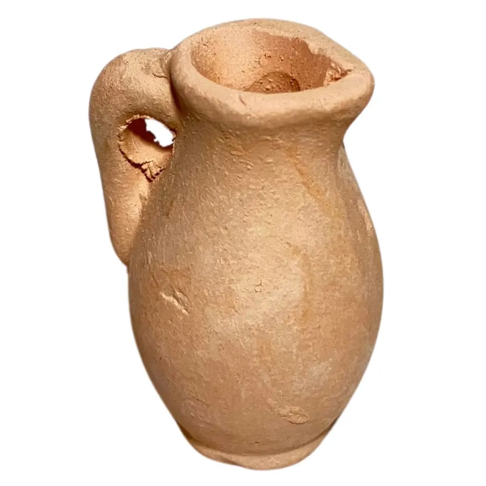 Set 6 anfore in terracotta per statue da 10-12 cm