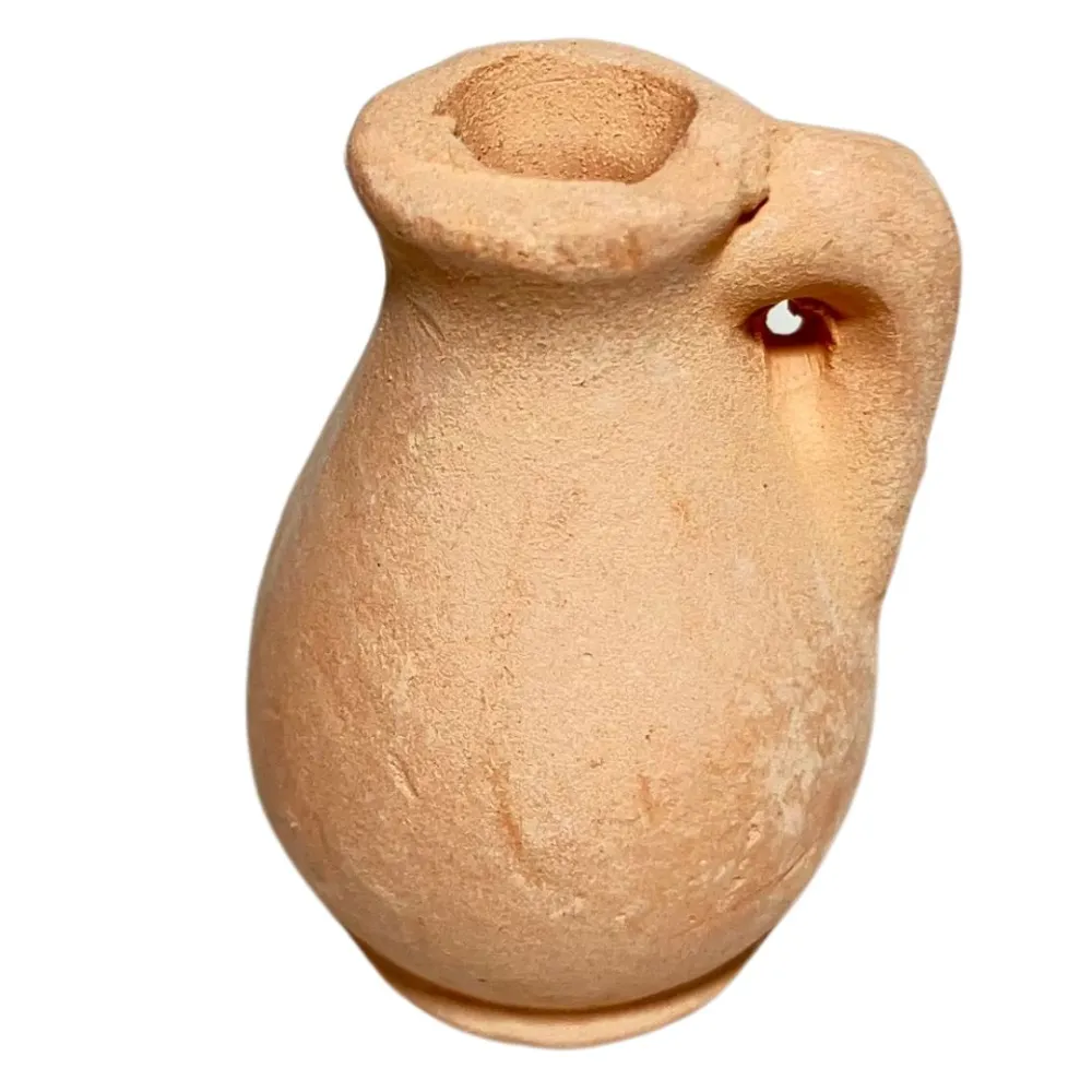 Set 6 anfore in terracotta per statue da 10-12 cm