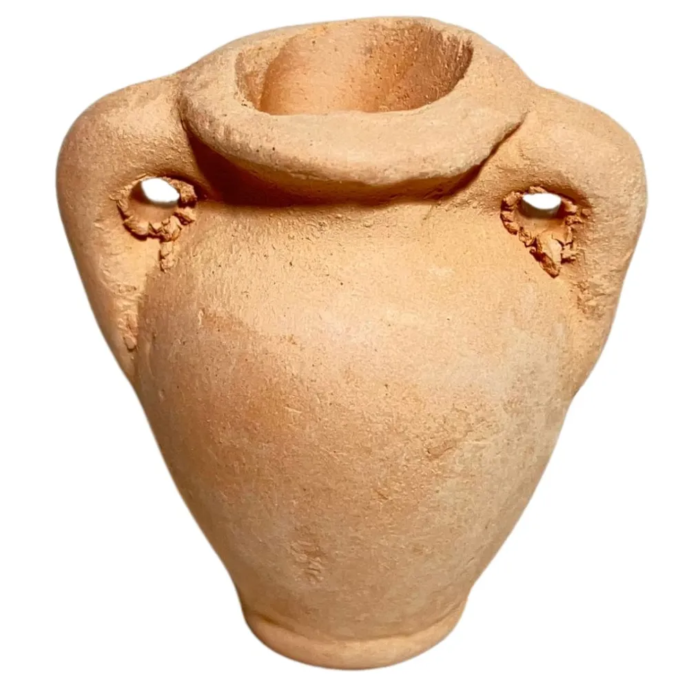 Set 6 anfore in terracotta per statue da 10-12 cm