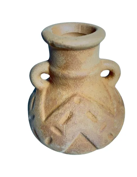 Set of 3 Decorated Terracotta Amphorae for 20 cm Nativity Figures