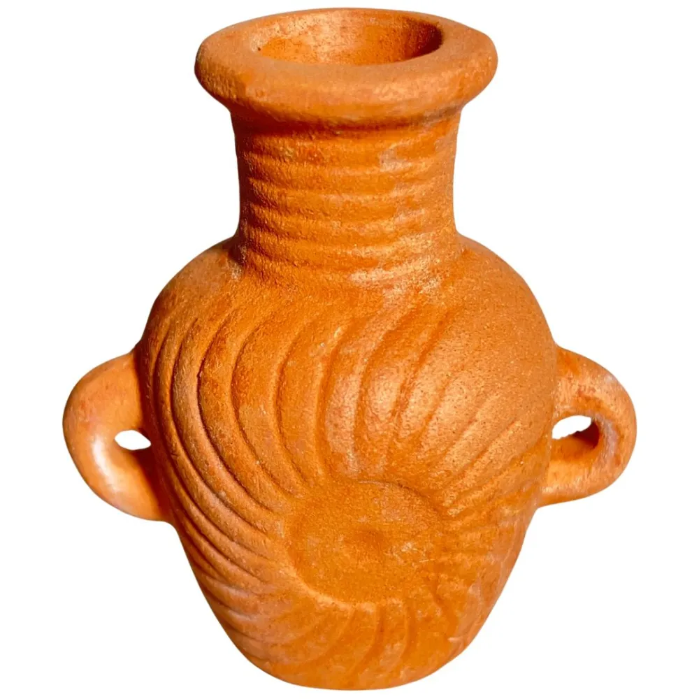 Set of 3 Decorated Terracotta Amphorae for 20 cm Nativity Figures