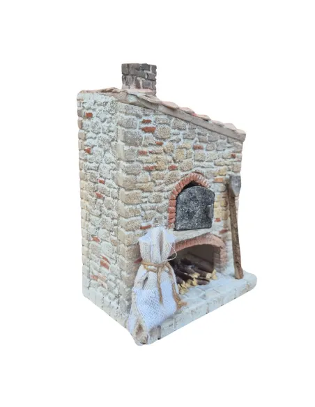 Rustic Polystyrene Oven for 10–12 cm Nativity Figures