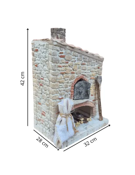 Rustic Polystyrene Oven for 30 cm Nativity Figures