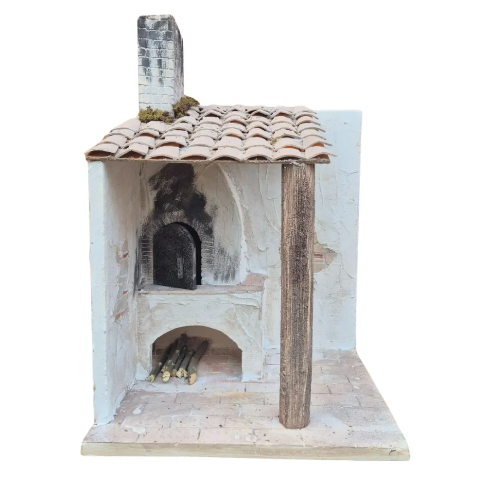 Polystyrene Setting with Wood-Fired Oven for 30 cm Nativity Figures