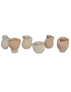 Set of 6 Terracotta Amphorae for 20 cm Nativity Figures 2