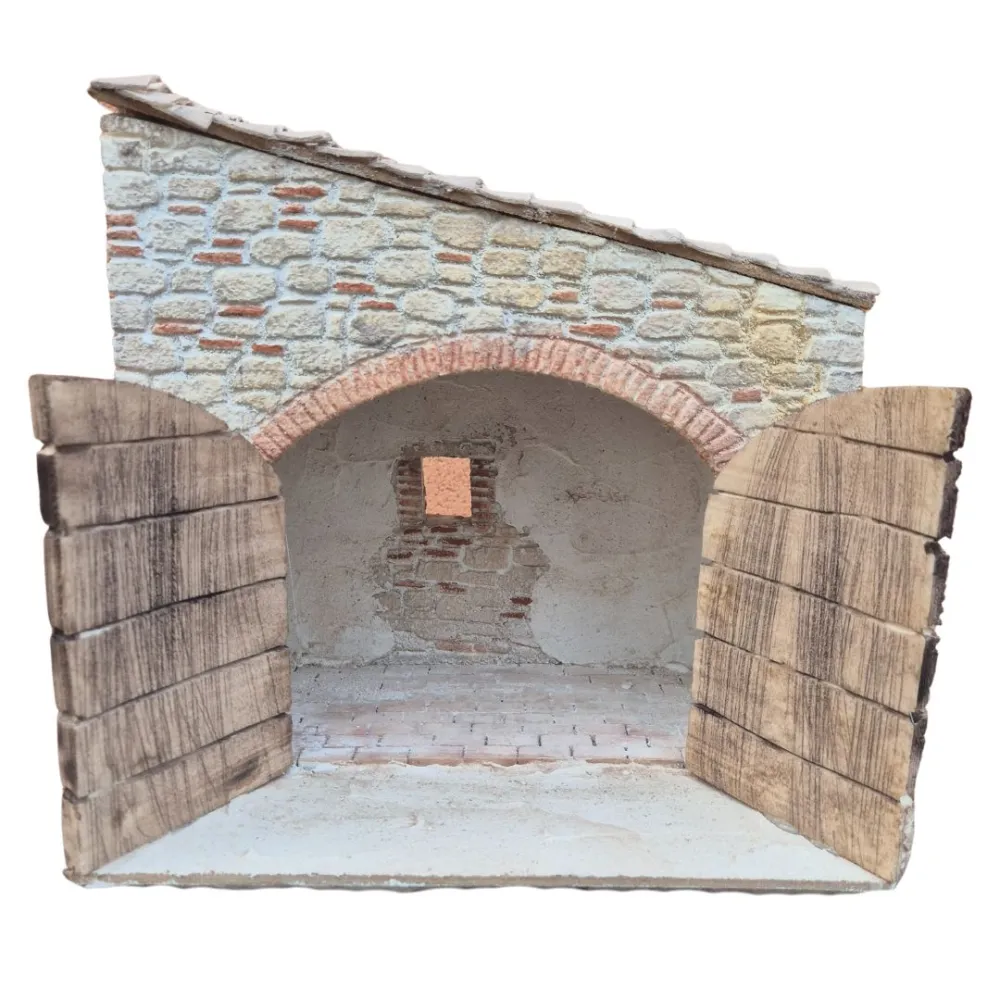 Polystyrene Setting for the Nativity or Workshop Scenes for 10 cm Nativity Figures