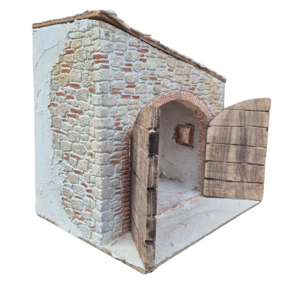 Polystyrene Setting for the Nativity or Workshop Scenes for 10 cm Nativity Figures