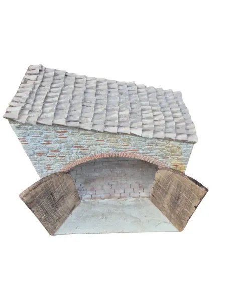 Ambientazione per bottega o Natività popolare per statue da 30 cm