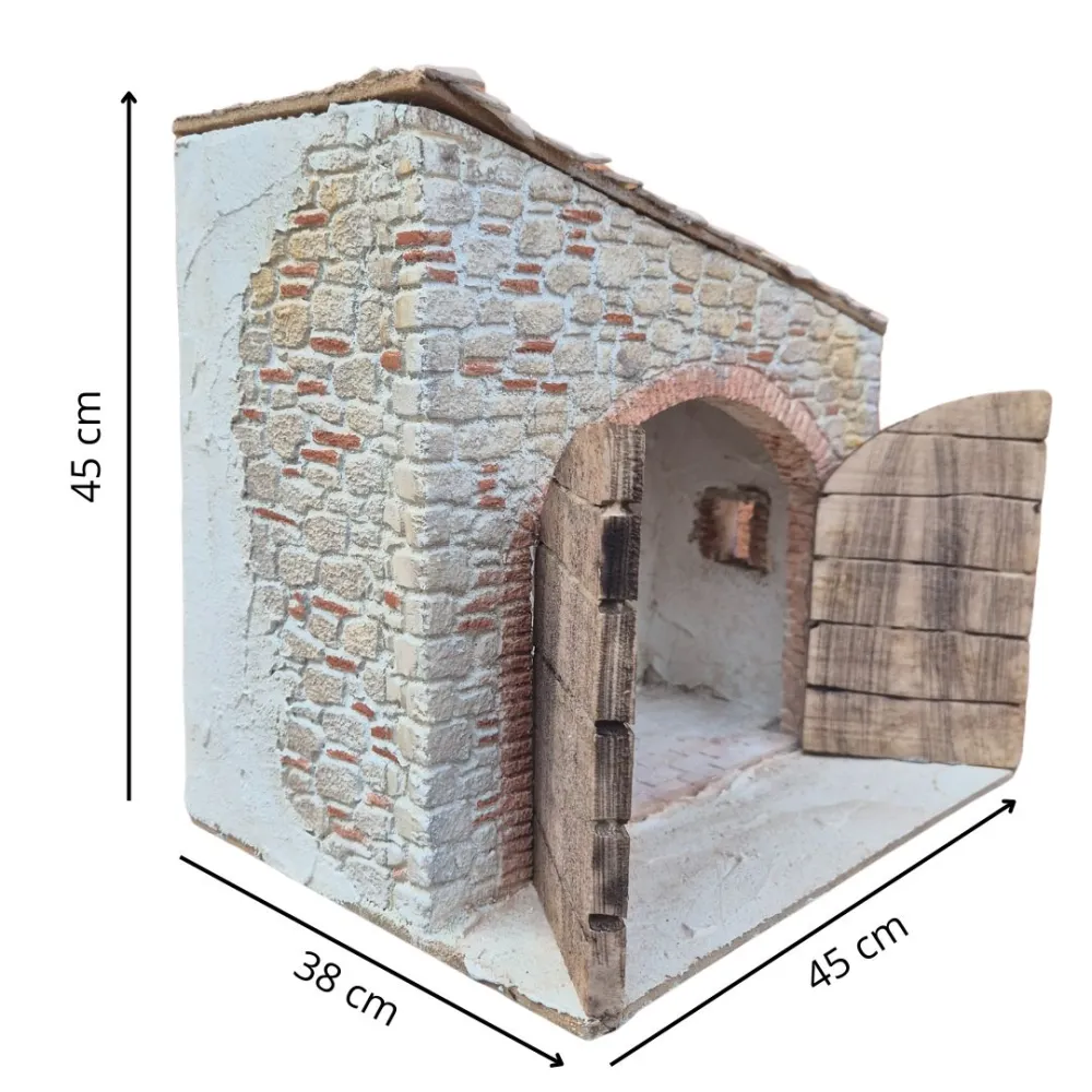Polystyrene Setting for the Nativity or Workshop Scenes for 30 cm Nativity Figures