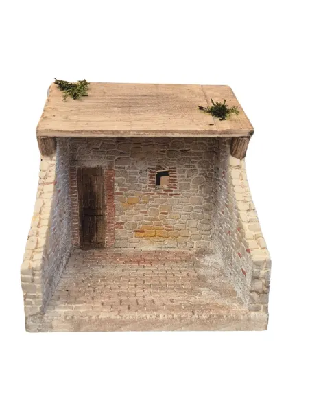 Ambientazione per bottega in polistirene per statue da 30 cm