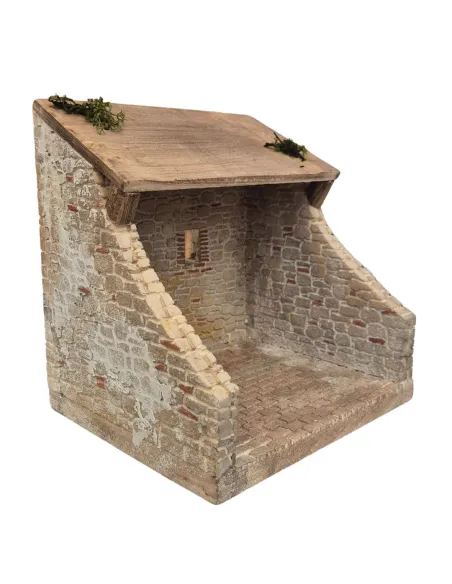 Ambientazione per bottega in polistirene per statue da 30 cm