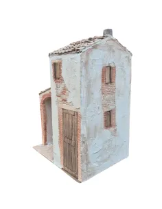Casa popolare con bottega in polistirene per statue da 30 cm 2