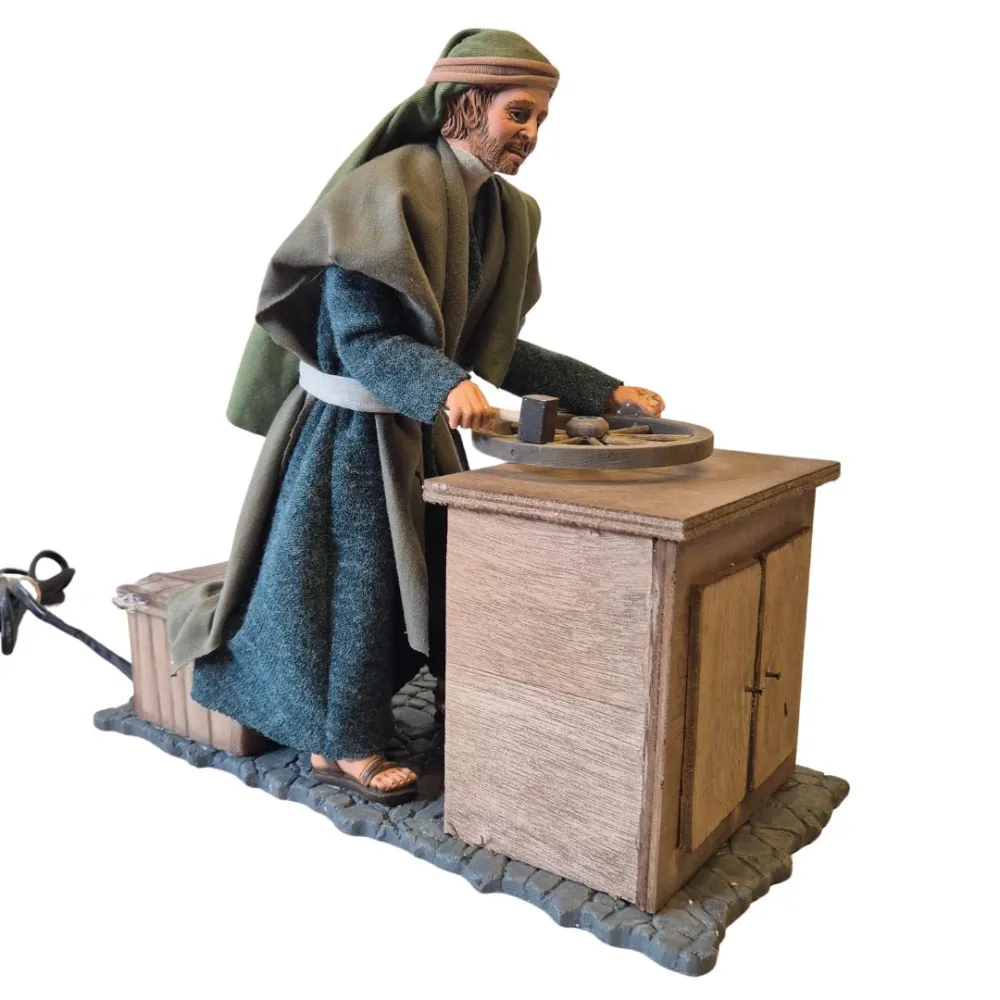 Animated Palestinian Wheelwright - 30 cm