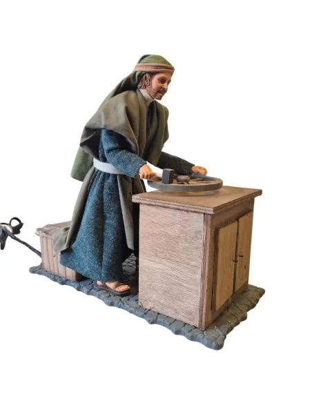 Animated Palestinian Wheelwright - 30 cm