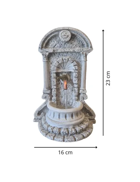 Town square resin fountain for 25–30 cm Nativity figures