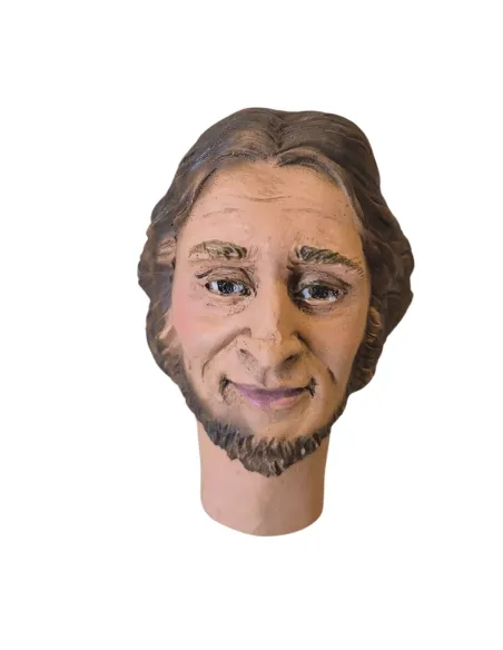 Saint Joseph Head for 30 cm Nativity Figures