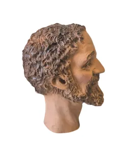 Light-Skinned King Head for 30 cm Nativity Figures 2