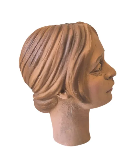 Volto donna giovane capelli chiari per 30 cm