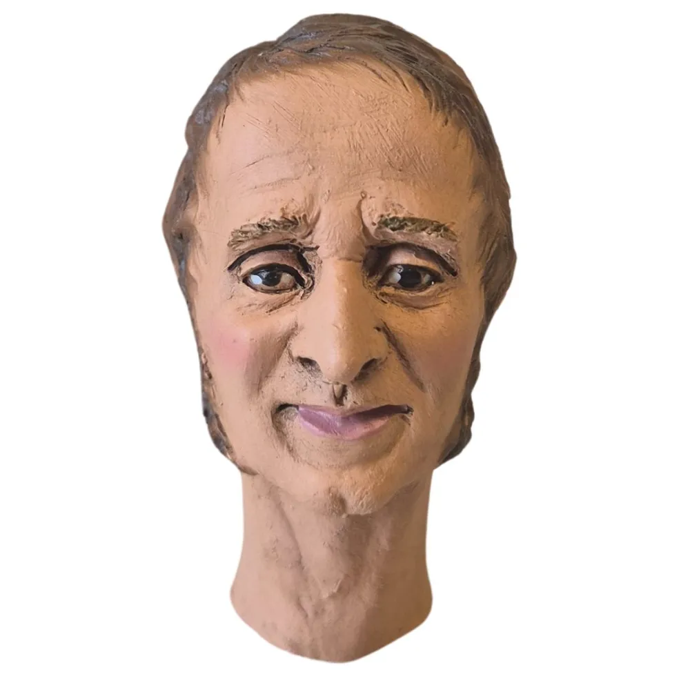 Peasant Man Head for 30 cm Nativity Figures