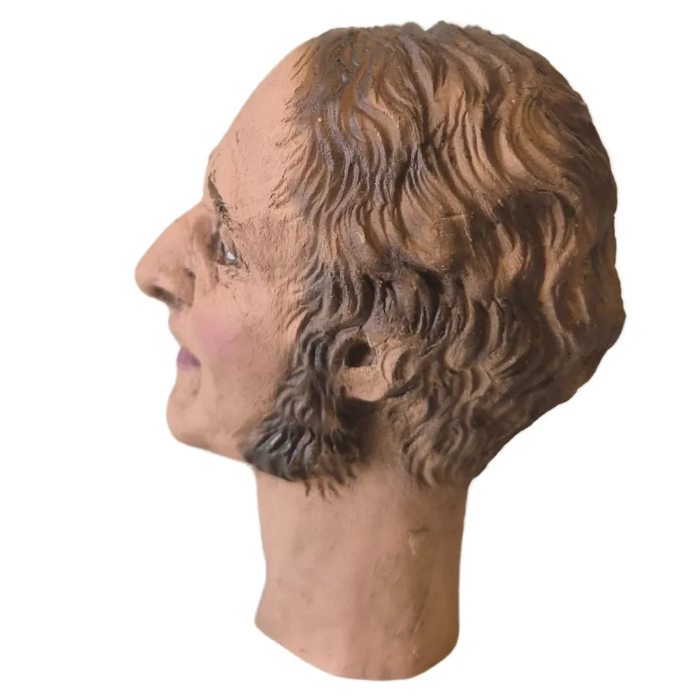 Peasant Man Head for 30 cm Nativity Figures