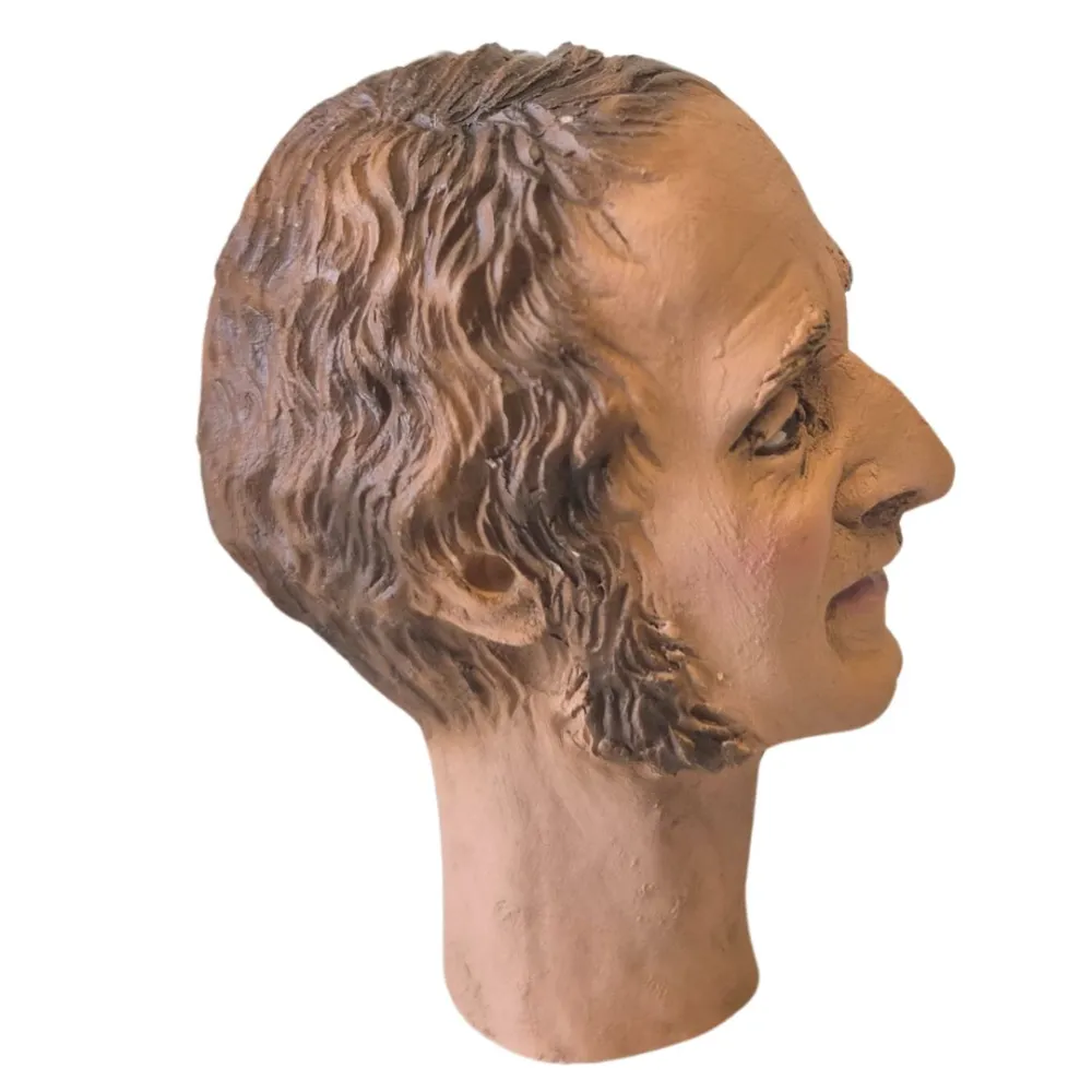 Peasant Man Head for 30 cm Nativity Figures