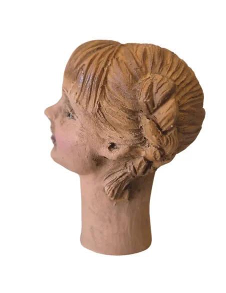 Blonde Little Girl Head for 30 cm Nativity Figures
