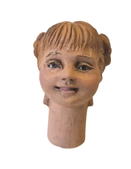 Blonde Little Girl Head for 30 cm Nativity Figures