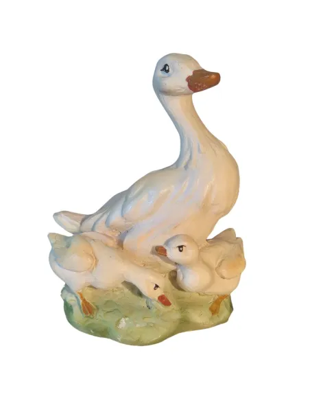 Resin Duck with Ducklings for 30 cm Nativity Figures