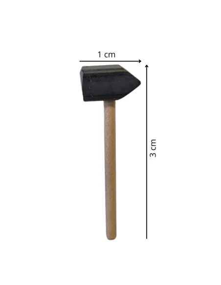 Wooden and Metal Hammer for 10 cm Nativity Figures