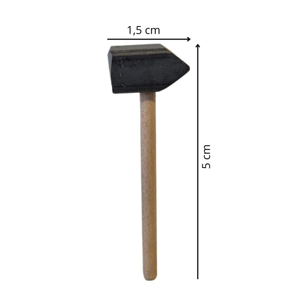 Wooden and Metal Hammer for 30 cm Nativity Figures