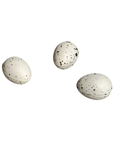 Set 3 uova maculate per statue da 30 cm