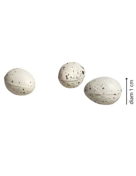 Set 3 uova maculate per statue da 30 cm