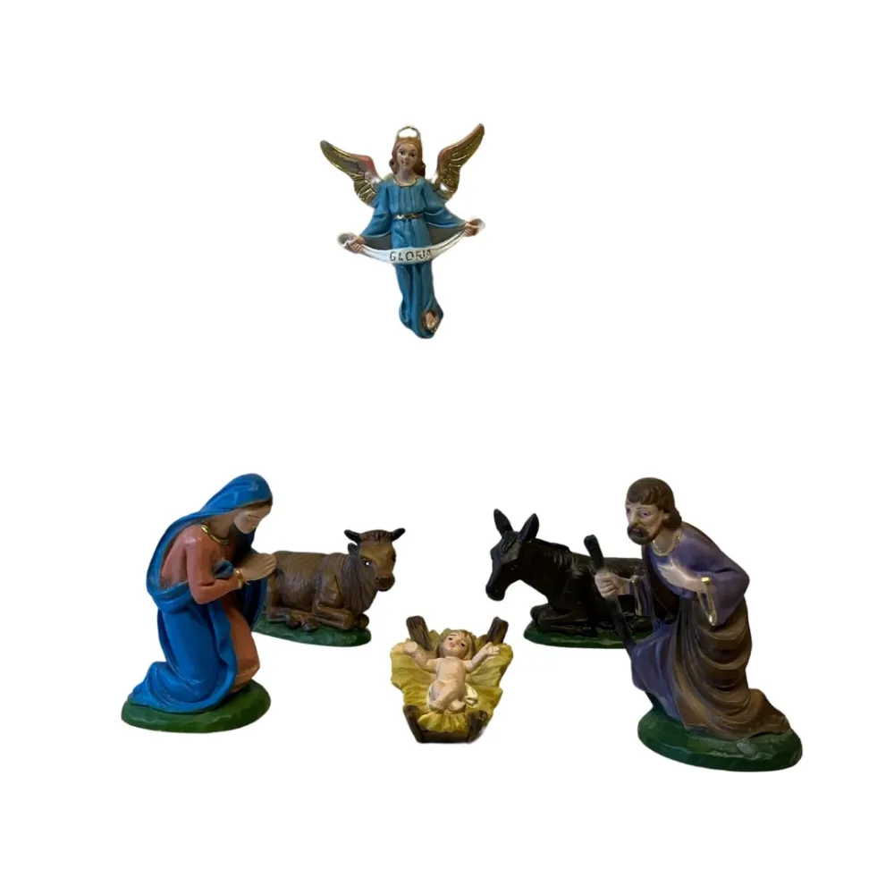 Nativity Set – 6 Pieces, Resin, 12 cm