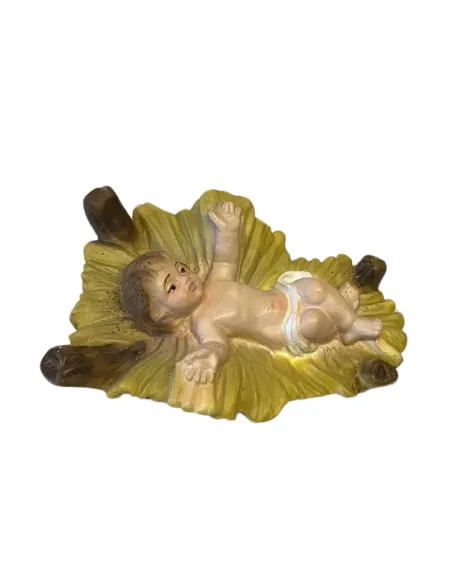 Baby Jesus with Cradle – Resin, for 12 cm Nativity Figures