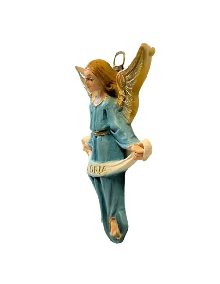 Angelo Gloria in resina da appendere per statue da 12 cm